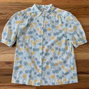 ILGWU Devon vintage floral blouse